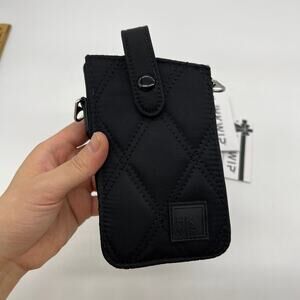 IHKWIP Call-Me-Later Cell Phone Crossbody with RFID Card Slots Black
